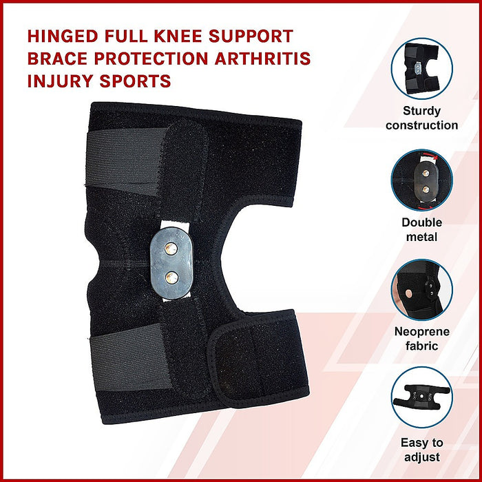 Hinged Full Knee Support Brace