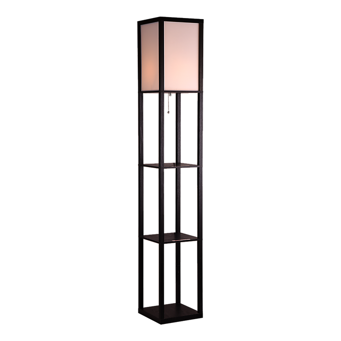 Shelf Floor Lamp - Black