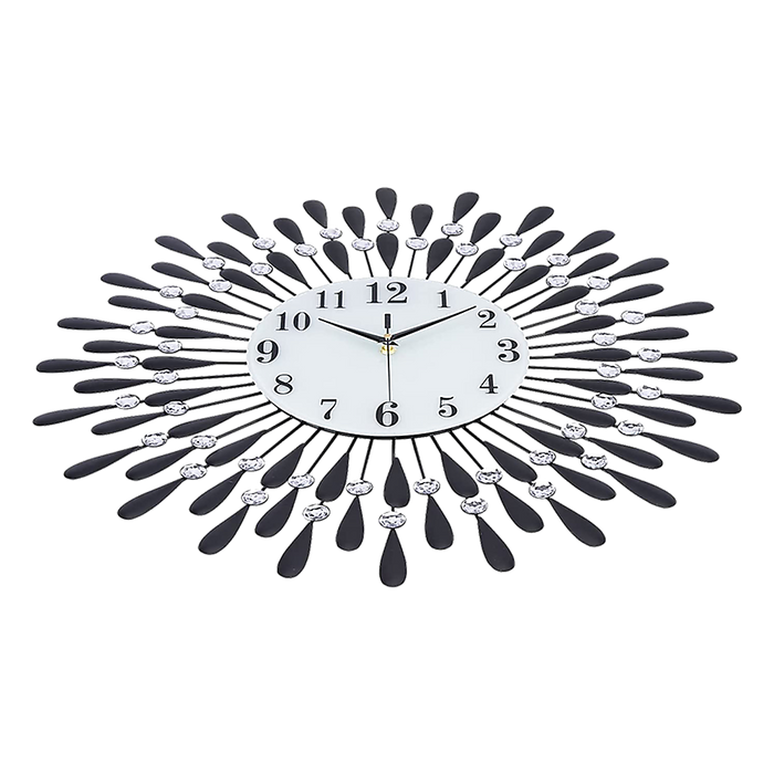 Large Modern 3D Crystal Wall Clock