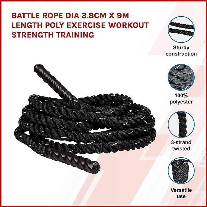 Battle Rope 3.8cm x 9M