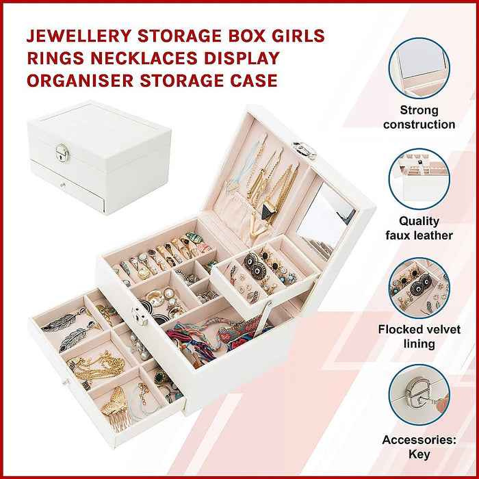 Jewellery Storage Box Organiser