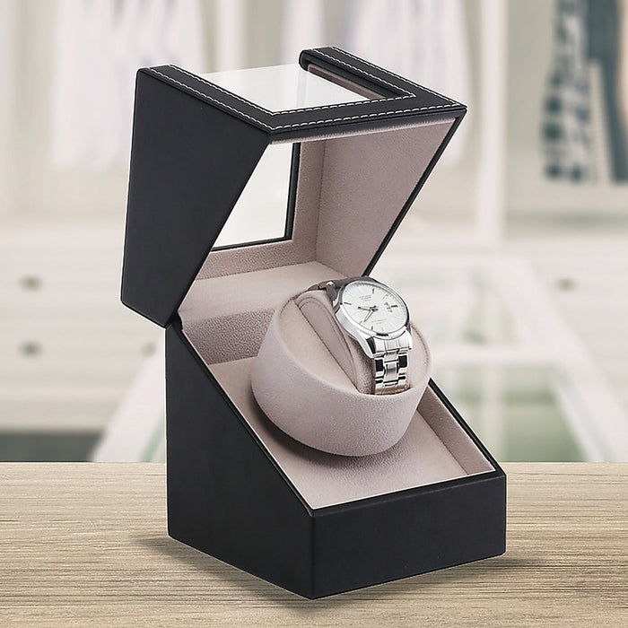 Automatic Watch Winder Display Box PU Leather