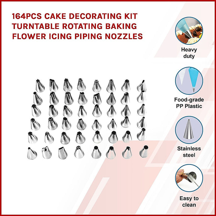 164pcs Cake Decorating Kit