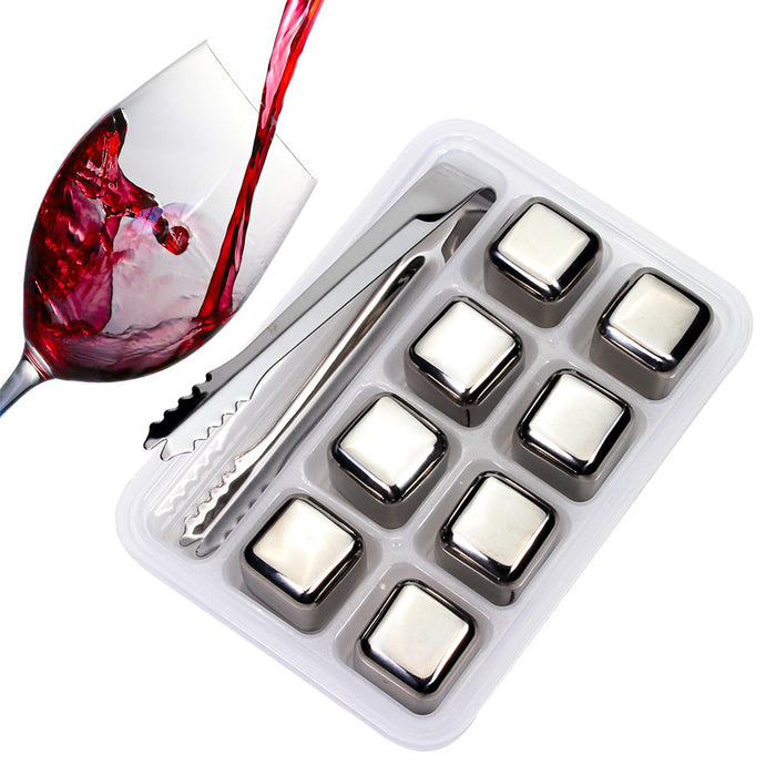 Stainless Steel Reusable Ice Cubes / Chilling Stones