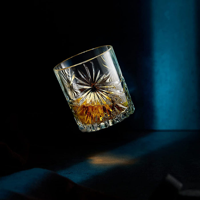 Soleil Crystal Whiskey Glass