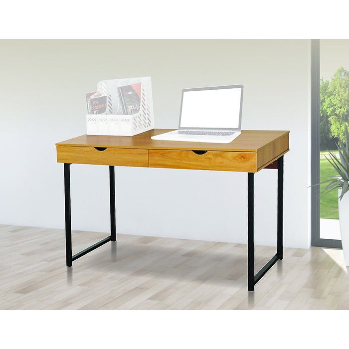 Wooden Computer Desk with 2 Drawers