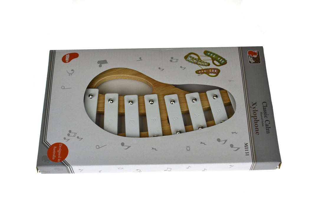 Classic Wooden Xylophone - White