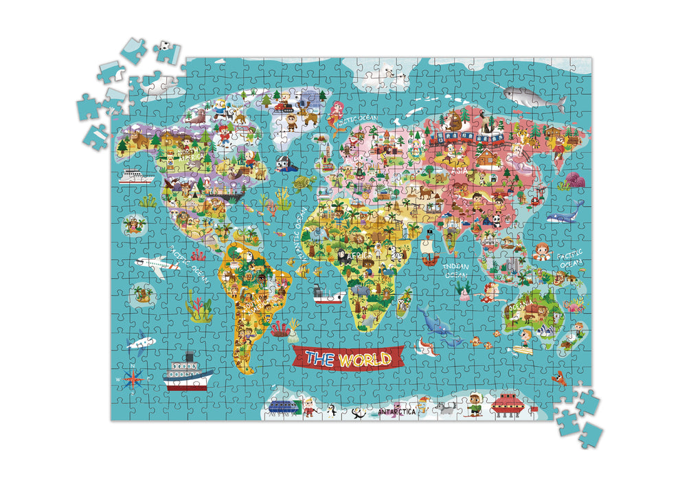 World Map Jigsaw Puzzle - 500pcs